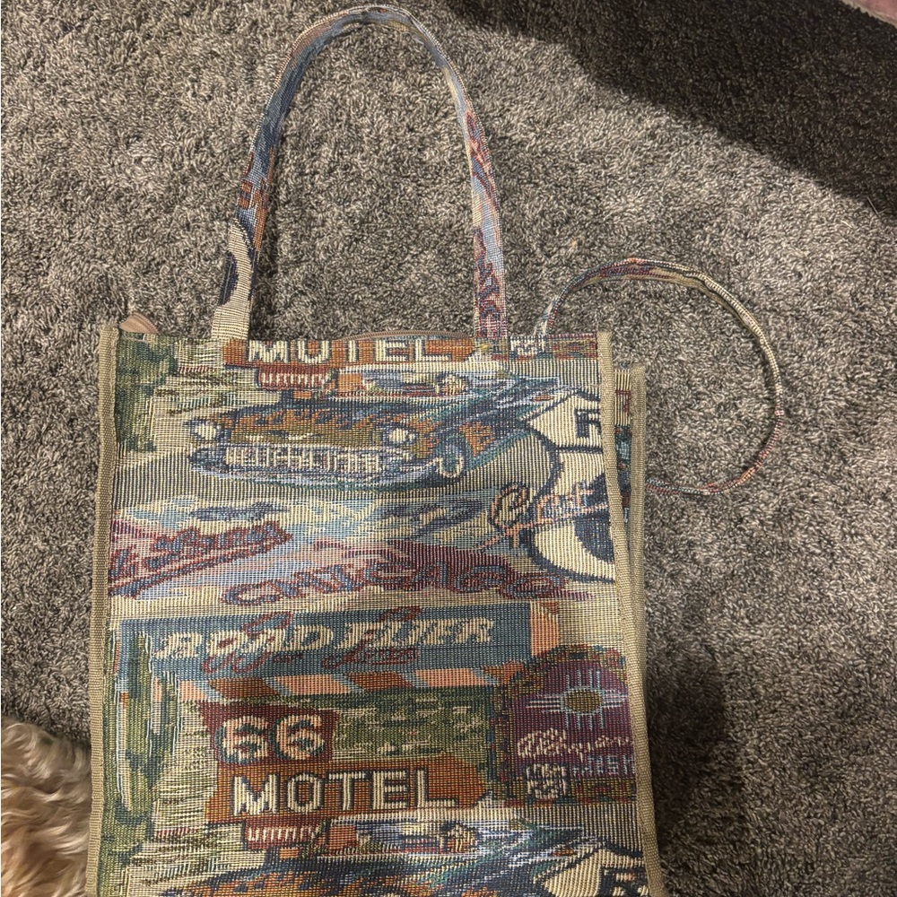 Colorful Tapestry Tote Bag